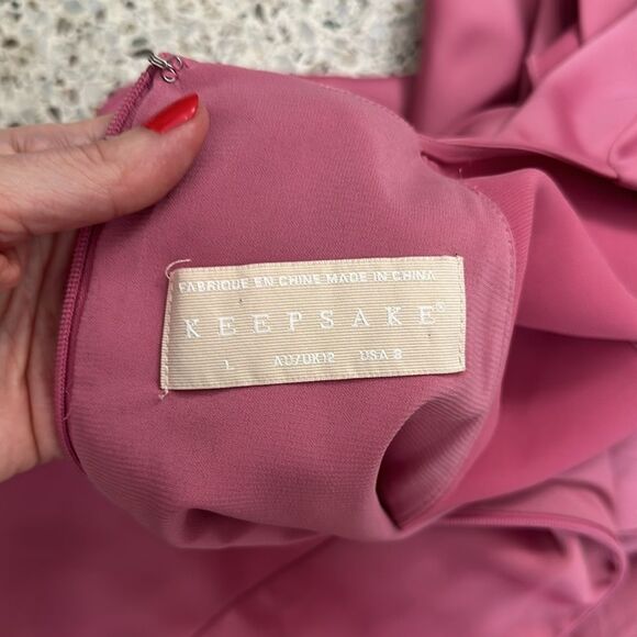 Keepsake the Label Pink Ruffle mini dress flutter 8 - Picture 6 of 9